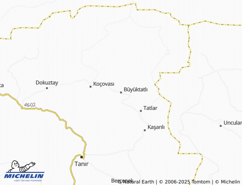 MICHELIN Büyüktatlı map - ViaMichelin