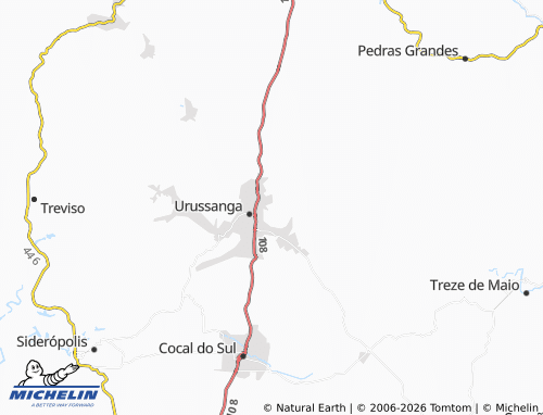 Mapa MICHELIN Barro Vermelho - ViaMichelin