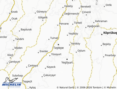 MICHELIN Taştepe map - ViaMichelin