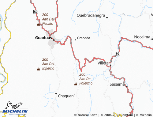 MICHELIN La Cabaña map - ViaMichelin