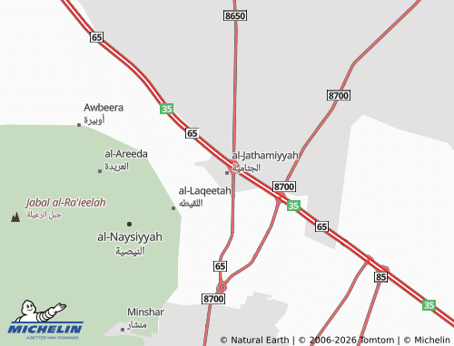 MICHELIN-Landkarte al-Jathamiyyah - ViaMichelin