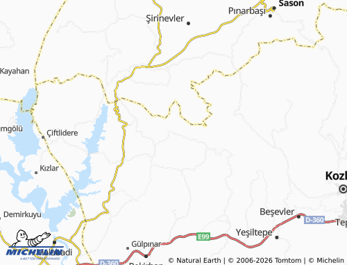 Mappa MICHELIN Danagöze - ViaMichelin