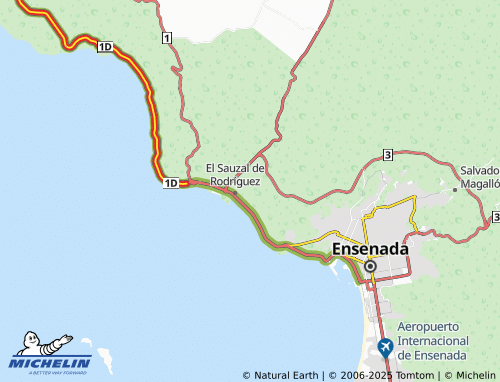 MICHELIN Lomas del Sauzal map - ViaMichelin