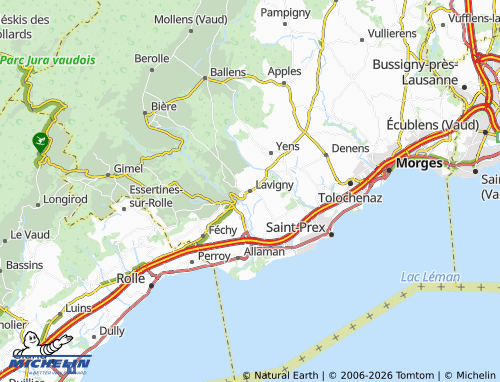MICHELIN Lavigny map - ViaMichelin