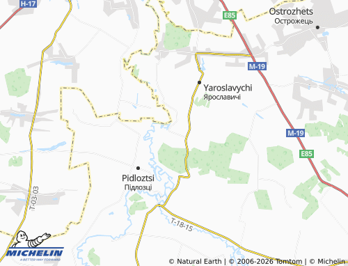 Mappa MICHELIN Boremets' - ViaMichelin