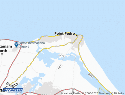 Mapa MICHELIN Karaveddy West - ViaMichelin