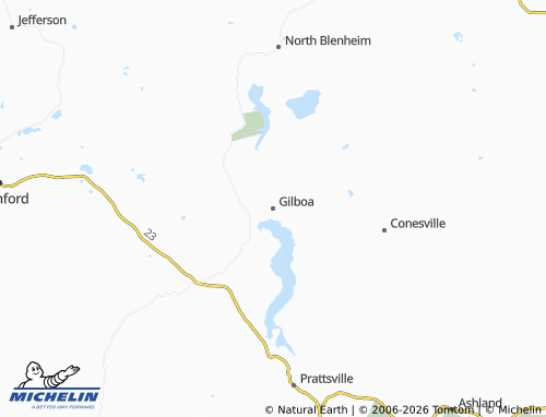 Mapa MICHELIN Gilboa - ViaMichelin