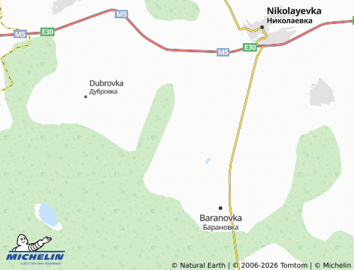 MICHELIN-Landkarte Gubashevo - ViaMichelin