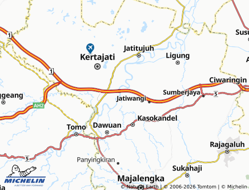 MICHELIN Pasirmalati map - ViaMichelin