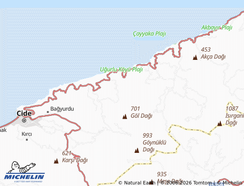 Mapa MICHELIN Koçlar - ViaMichelin
