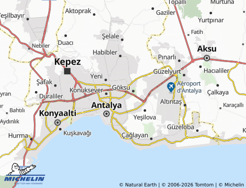 Mappa MICHELIN Yeşildere - ViaMichelin