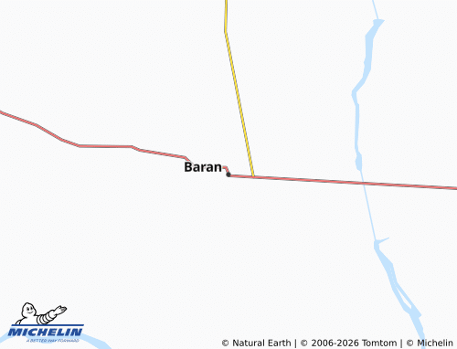 Carte MICHELIN Baran - ViaMichelin