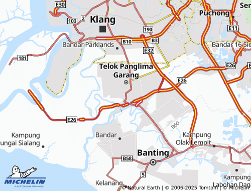 MICHELIN Taman Halijahton map - ViaMichelin