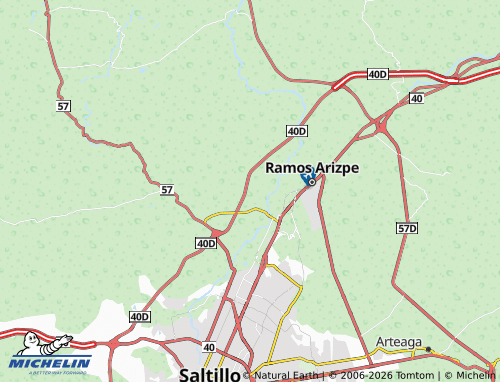 Mapa MICHELIN Valle Poniente - ViaMichelin