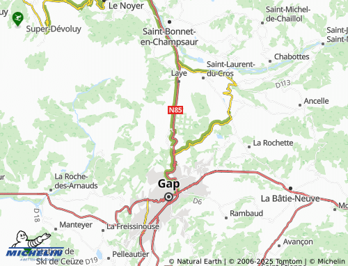 Mapa MICHELIN Chauvet - ViaMichelin