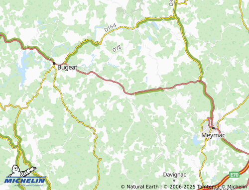 Carte MICHELIN Barsanges - ViaMichelin