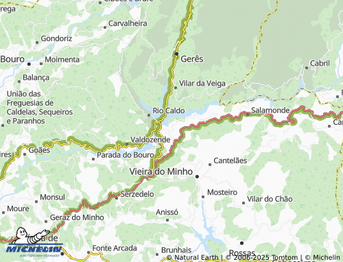 MICHELIN Cova map - ViaMichelin
