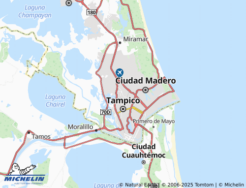 Mapa MICHELIN Los Arcángeles - ViaMichelin