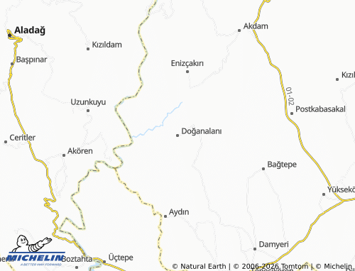 MICHELIN Doğanalanı map - ViaMichelin