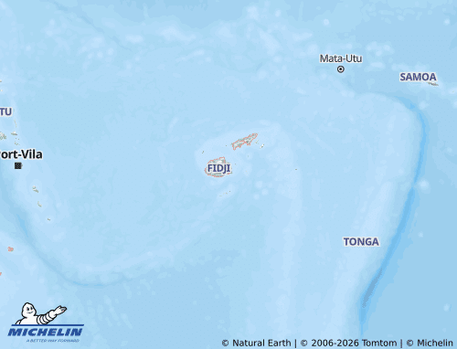 Kaart MICHELIN Fiji - ViaMichelin