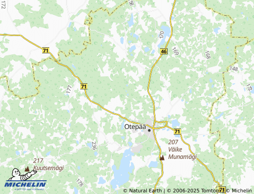 MICHELIN Pedajamäe map - ViaMichelin