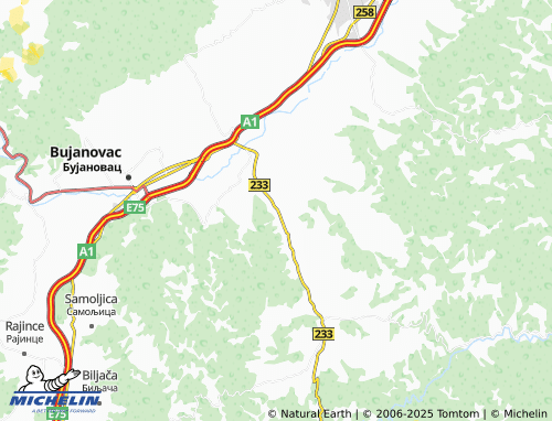MICHELIN Krševica map - ViaMichelin