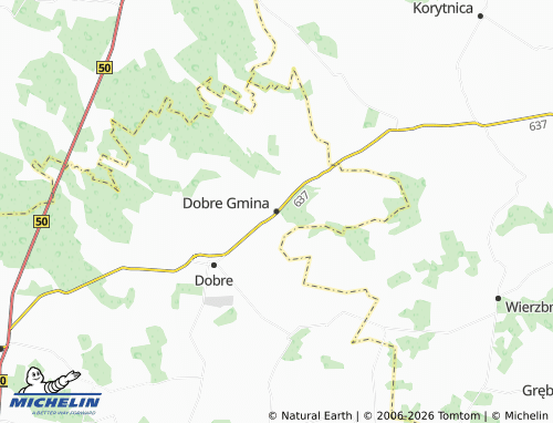 Carte MICHELIN Dobre Gmina - ViaMichelin
