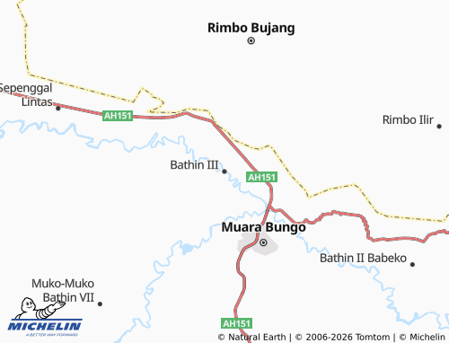Mapa MICHELIN Bathin III - ViaMichelin
