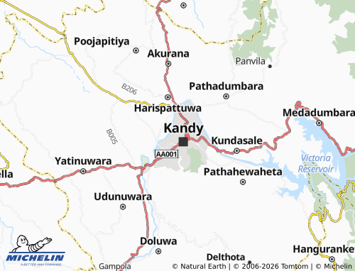 Kaart MICHELIN Bahirawa Kanda - ViaMichelin