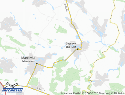MICHELIN Tymoshivka map - ViaMichelin
