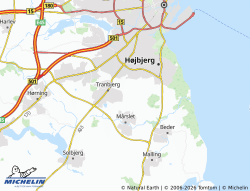Mappa MICHELIN Gunnestrup - ViaMichelin