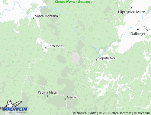 MICHELIN Stăncilova map - ViaMichelin