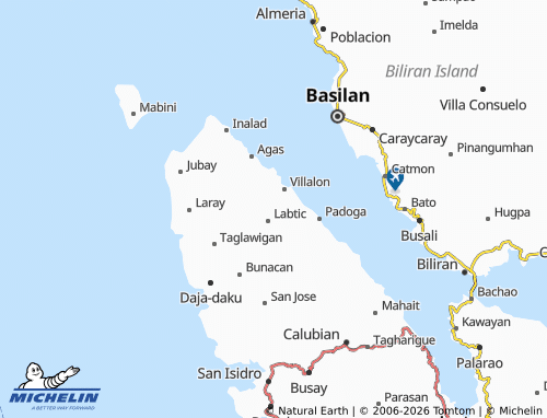 MICHELIN Patag map - ViaMichelin