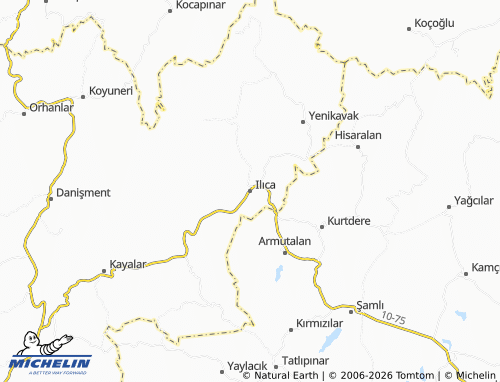 Mappa MICHELIN Ilıca - ViaMichelin