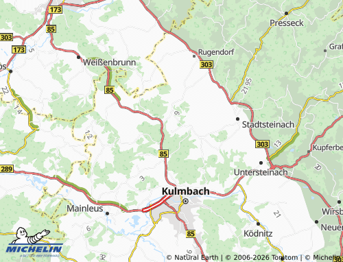 MICHELIN Gemlenz map - ViaMichelin