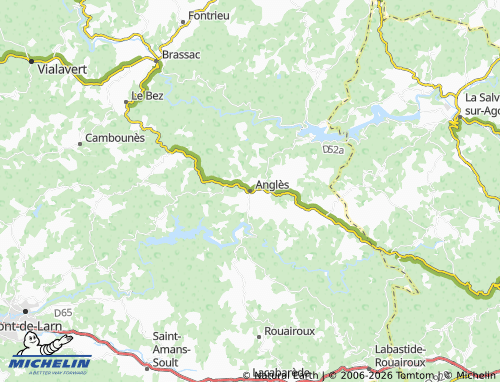 Carte MICHELIN Anglès - ViaMichelin