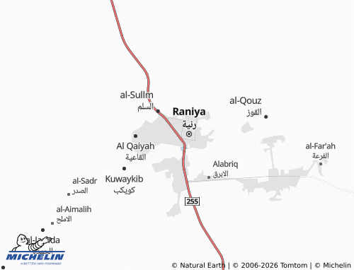 Carte MICHELIN al-Malhah 1 - ViaMichelin