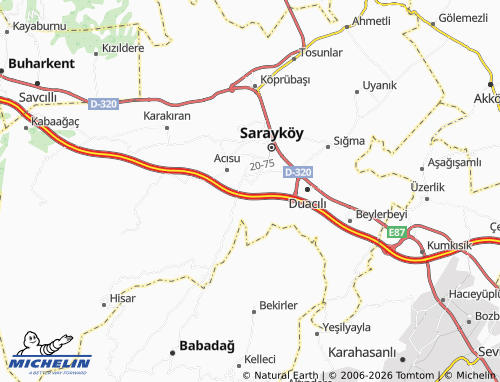 Mappa MICHELIN Gerali - ViaMichelin