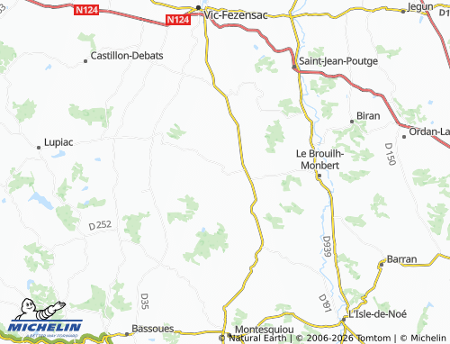 MICHELIN Bazian map - ViaMichelin