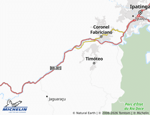 Carte MICHELIN Petrópolis - ViaMichelin