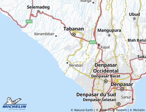 Mappa MICHELIN Pandak Gede - ViaMichelin