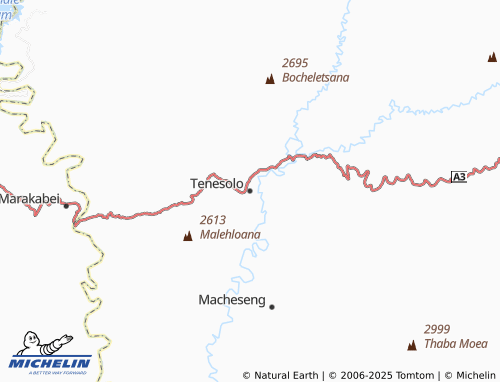 MICHELIN Tenesolo map - ViaMichelin