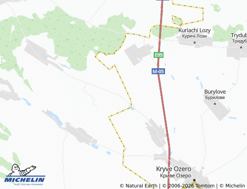 Mapa MICHELIN Ostrivka - ViaMichelin