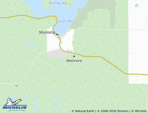 Mappa MICHELIN Wetmore - ViaMichelin