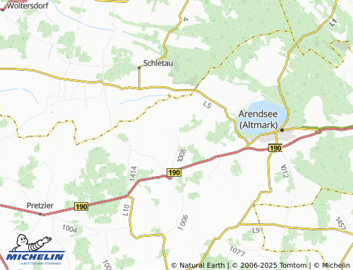 MICHELIN Kaulitz map - ViaMichelin