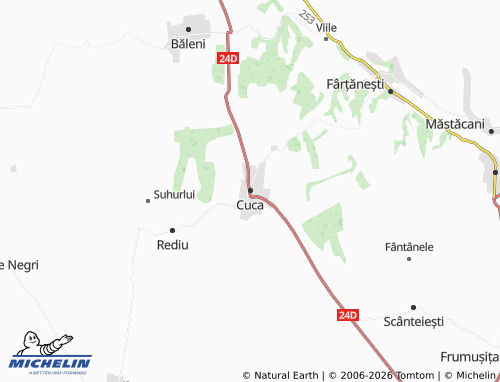 MICHELIN Cuca map - ViaMichelin