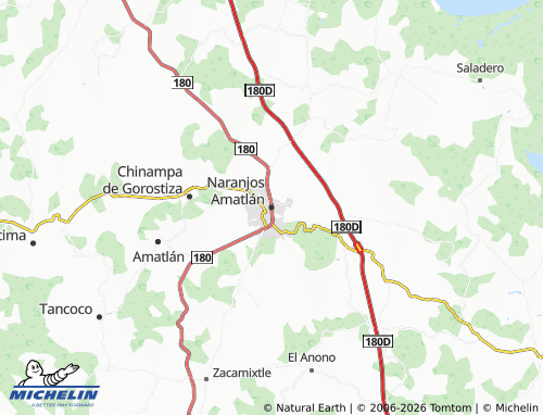 Mapa MICHELIN Naranjos Amatlán - ViaMichelin