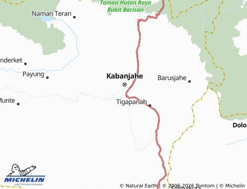 MICHELIN Padang Mas map - ViaMichelin