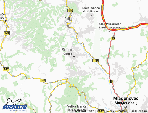 Carte MICHELIN Sopot - ViaMichelin