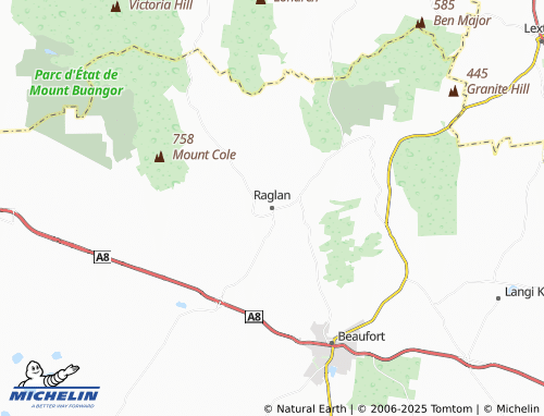 MICHELIN Raglan map - ViaMichelin
